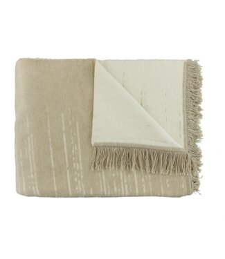 Claudi Plaid Streps 150x200 cm Naturel