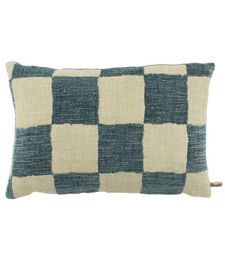 Claudi Checky 30x45 cm Denim