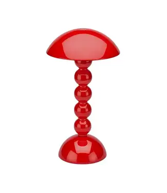 Addison Ross Red  Lacquer Rechargeable Bobbin LED Lamp