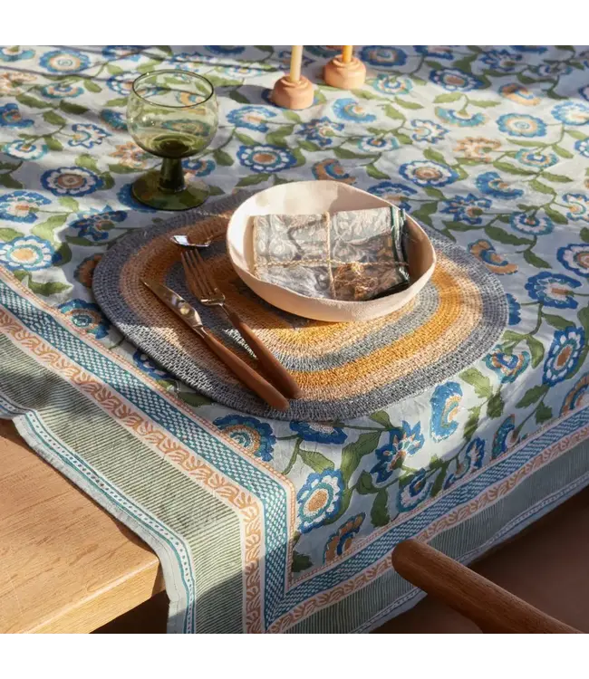 Tafelkleed - Guapo blauw/groen  170 x 250 cm
