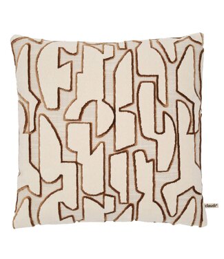 Claudi Seraq 45x45 cm Off White/Chocolate