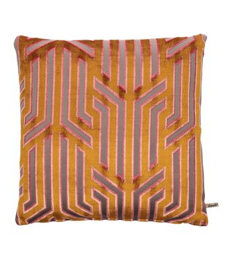 Claudi Kentury EXCLUSIVE 45x45 cm Mustard/Pink