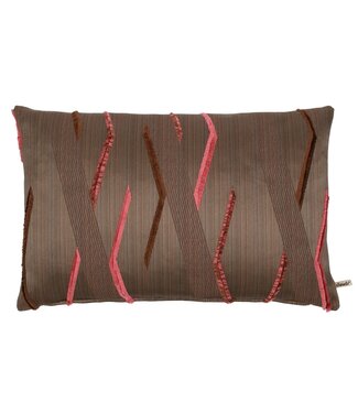 Claudi Zayda 30x45 cm Chocolate/Pink