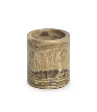 Windlicht Sandal onyx M Ø11x13cm