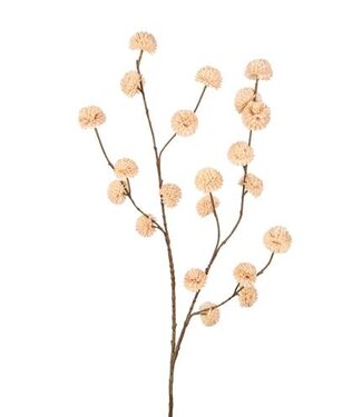 Pompom 100 cm creme