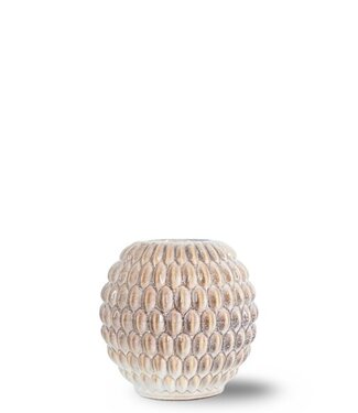 Bubble Candle Figue Beige S