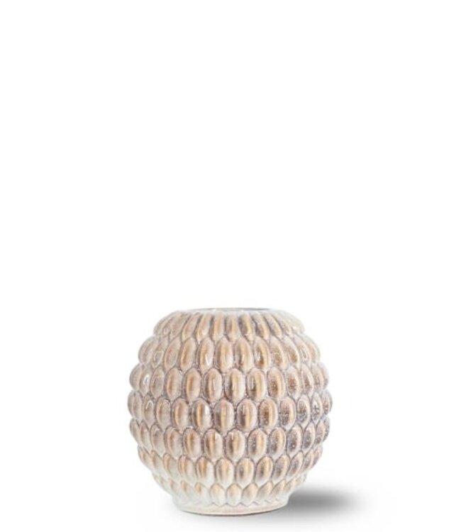 Bubble Candle Figue Beige S