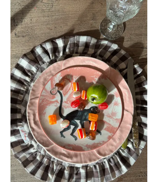 Clubcarlotta Darcy Placemat set of 2 - Brown gingham