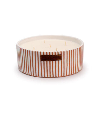 Côté Bougie BOUGIE PLATE ZEBRE TERRA L / KAMOUN