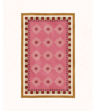CasaJuna Dusty Rose 250 cm  tafelkleed