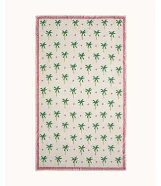 CasaJuna Green Palmtree 300 cm  tafelkleed