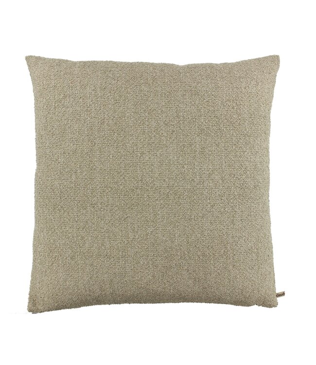 Claudi Claudi sierkussen Riley 50x50 cm – linnenkleur met grove structuur