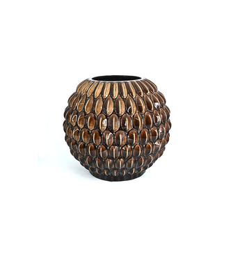 Bubble Marron L vaas
