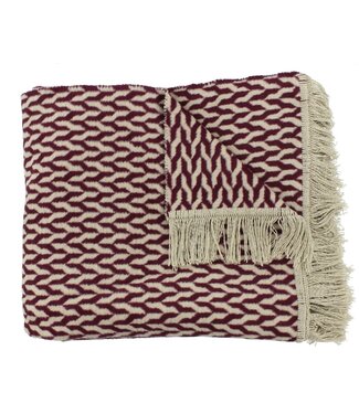 Claudi Plaid Aphos 150x200 cm Aubergine