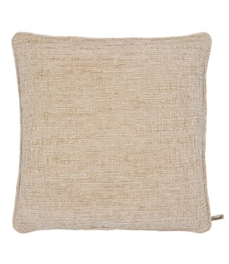Claudi Shaggy 50x50 cm Natural + Piping