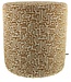 Claudi Small Pouf Ø42x48cm / Rocco Mustard
