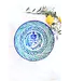 Lenta Living Schaal 30 cm blauw met turquoise