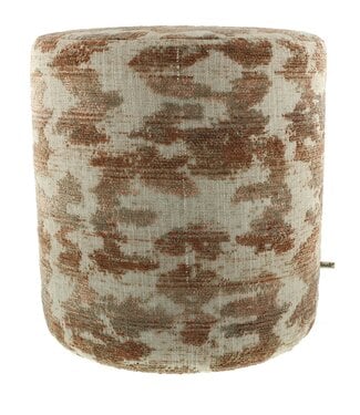Claudi Small Pouf Ø42x48cm / Aelia Ash Rose