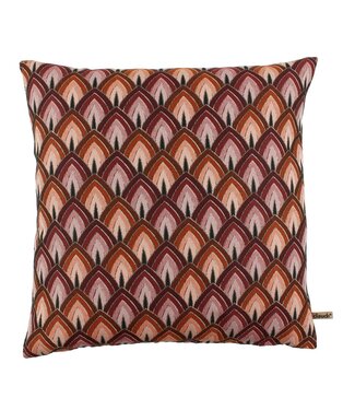 Claudi Horta 45x45 cm Orange/Aubergine