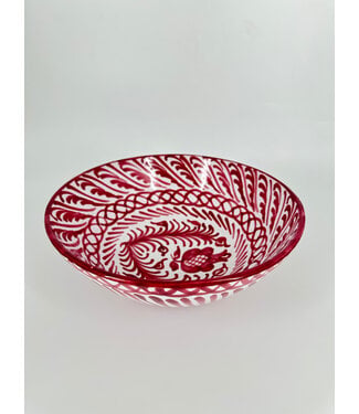Lenta Living Schaal 30 cm bordeaux