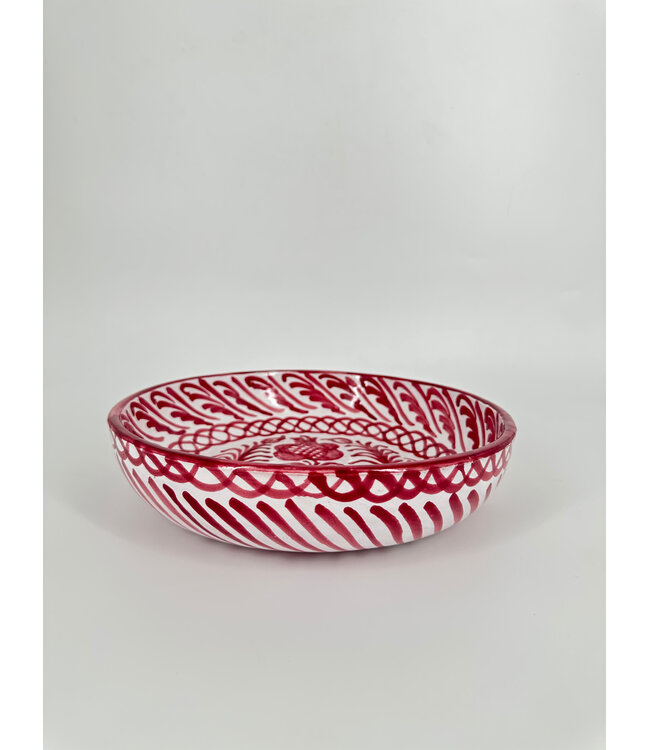 Lenta Living Schaal 26 cm bordeaux