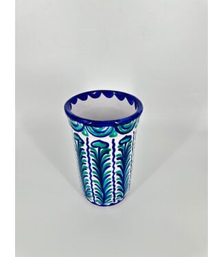 Lenta Living Wijnkoeler blauw met turquoise