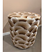 Claudi Small Pouf Ø42x48cm / Arco Light Gold