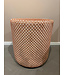Claudi Small Pouf Ø42x48cm / Valentijn Rust