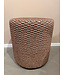 Claudi Small Pouf Ø42x48cm / Alains Brown