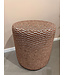 Claudi Small Pouf Ø42x48cm / Alains Brown