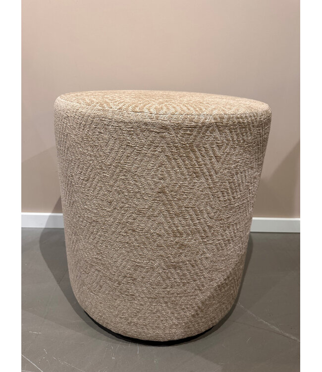 Claudi Small Pouf Ø42x48cm / Vaxholm Sand