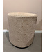 Claudi Small Pouf Ø42x48cm / Vaxholm Sand