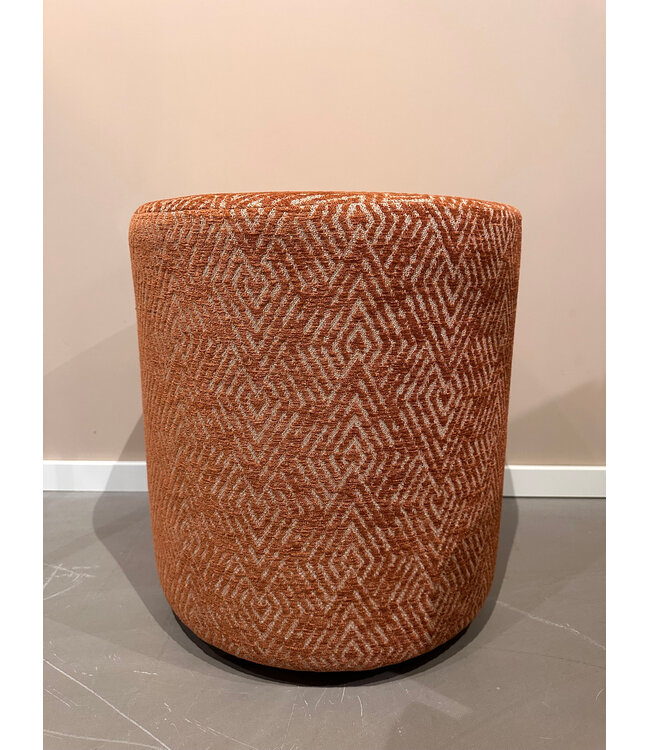 Claudi Small Pouf Ø42x48cm / Vaxholm Burned Orange