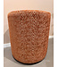 Claudi Small Pouf Ø42x48cm / Vaxholm Burned Orange