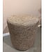 Claudi Small Pouf Ø42x48cm / Gradanna Grey/Caramel