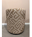 Claudi Small Pouf Ø42x48cm / Naiwa Sand