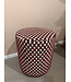 Claudi Small Pouf Ø42x48cm / Scallas Aubergine