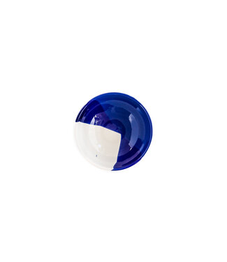Val Pottery Yummy Yoghurt Cobalt Blue Blob