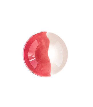 Val Pottery Brekky Bowl Pink Splash