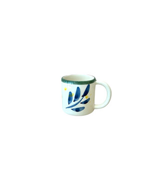 Val Pottery Mug Lúcia Blue feather