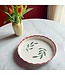 Val Pottery Pie plate Red