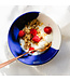 Val Pottery Yummy Yoghurt Cobalt Blue Blob