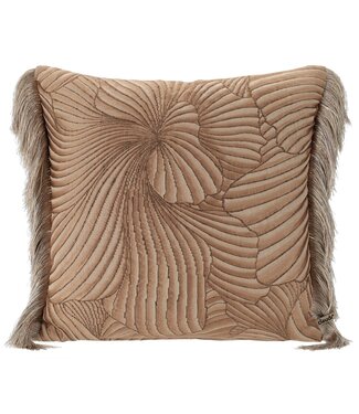 Claudi Aparto 45x45 cm Nude + Fringe Long Gold