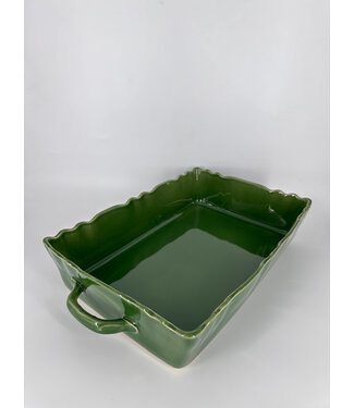 MOOVE - Ovenschaal Rechthoek  37x25x8 -  Vert Gazon