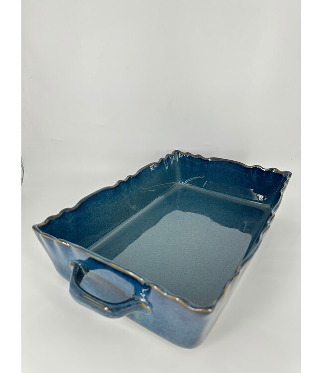 MOOVE - Ovenschaal Rechthoek 37x25x8 - Blue Abysse