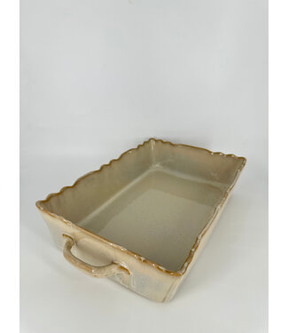 MOOVE - Ovenschaal Rechthoek 37x25x8 - Creme D'argile