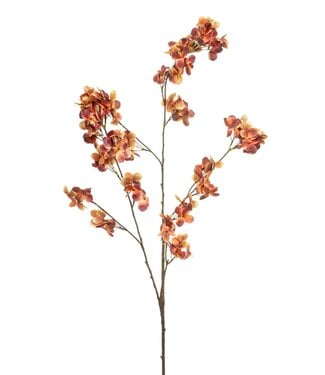Hydrangea blossom spray mauve 110cm