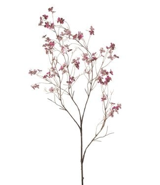 Hydrangea blossom spray x4 fuchsia 117cm