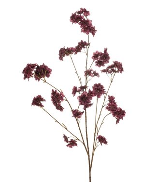 Blossom cherry spray purple 126cm