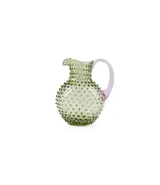 Anna von Lipa Hobnail Jug 2L Olivegreen + Lila